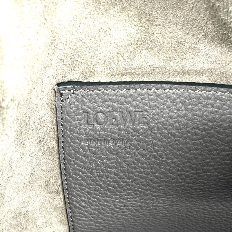 【LOEWE】ロエベ バルーン ミディアム ショルダーバッグ レザー レディース 2WAY ハンド 巾着 グレー