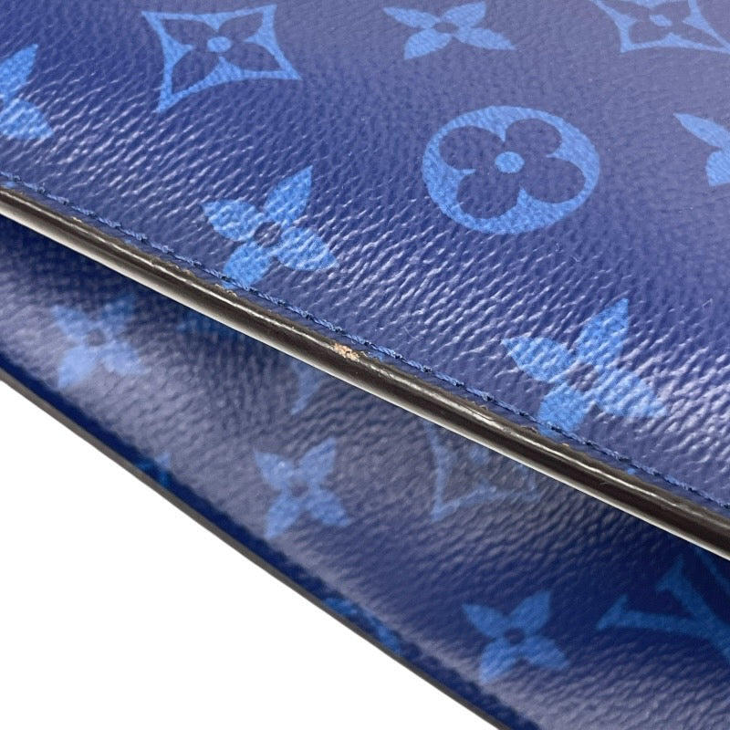 【LOUIS VUITTON】ルイ・ヴィトン スプリットトート M43860 トートバッグ メンズ ハンド モノグラム ブラウン ブルー