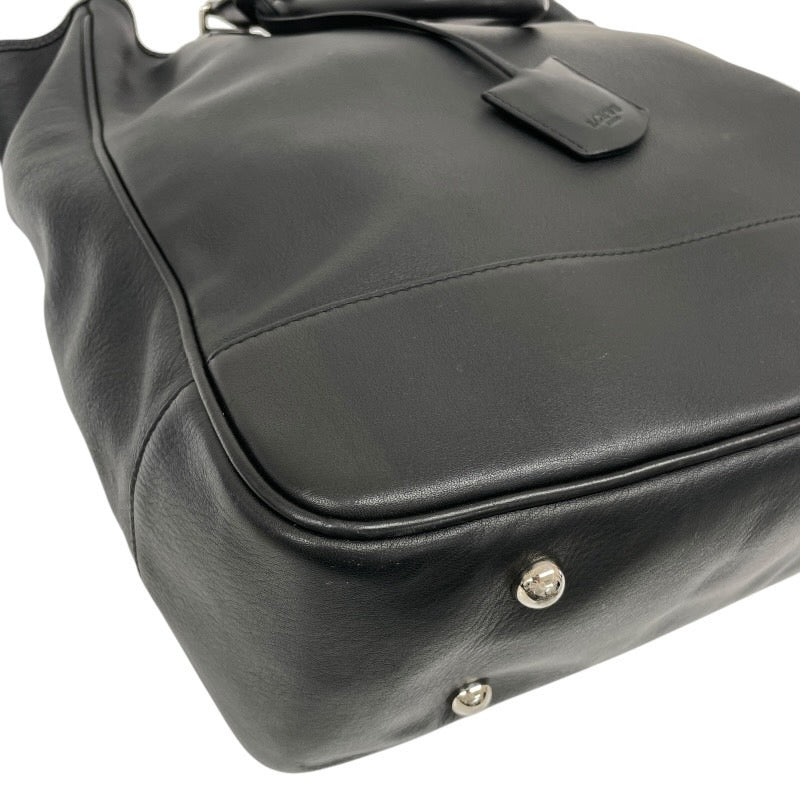 【LOEWE】ロエベ アナグラム トートバッグ レザー メンズ 黒 ブラック ハンド