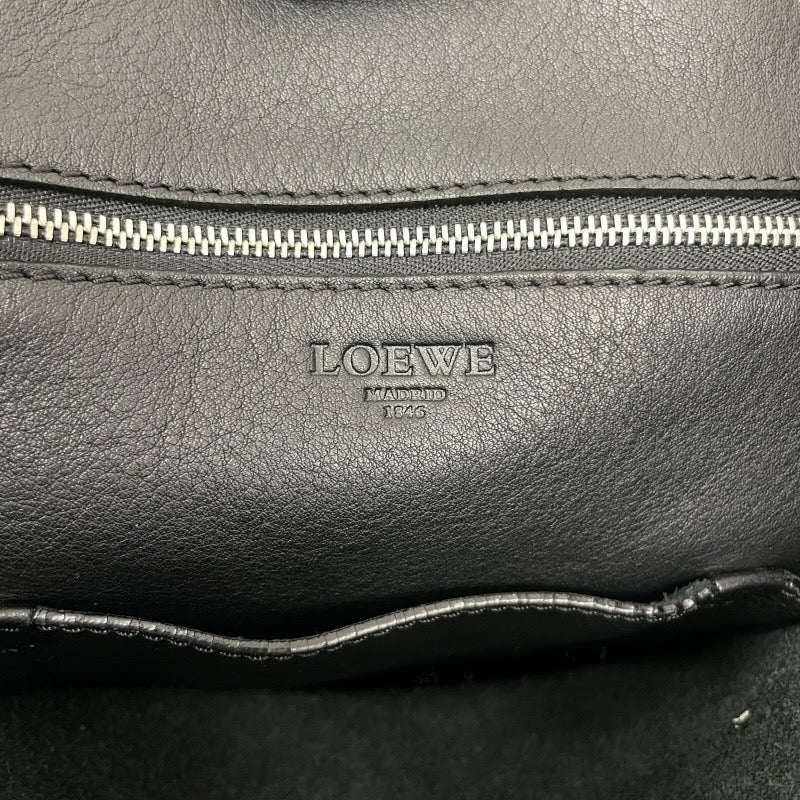 【LOEWE】ロエベ アナグラム トートバッグ レザー メンズ 黒 ブラック ハンド