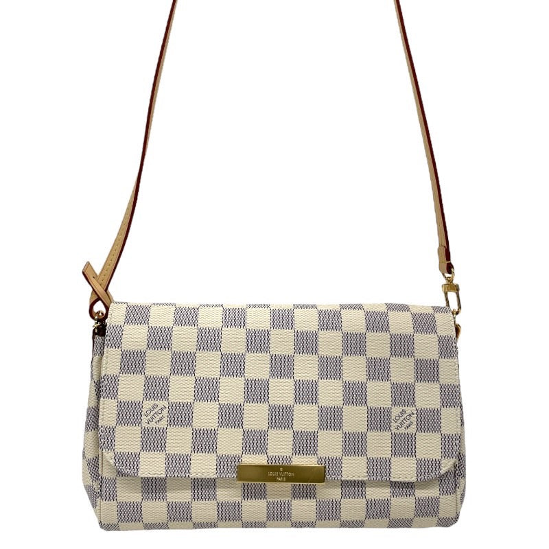 【LOUIS VUITTON】ルイ・ヴィトン フェイボリットMM N41275 ショルダーバッグ レディース ダミエ アズール ポシェット