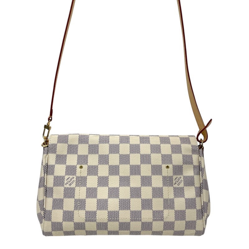 【LOUIS VUITTON】ルイ・ヴィトン フェイボリットMM N41275 ショルダーバッグ レディース ダミエ アズール ポシェット