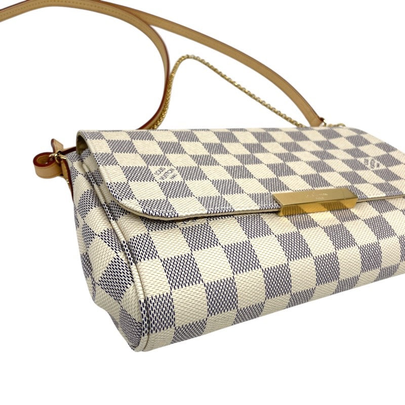 【LOUIS VUITTON】ルイ・ヴィトン フェイボリットMM N41275 ショルダーバッグ レディース ダミエ アズール ポシェット