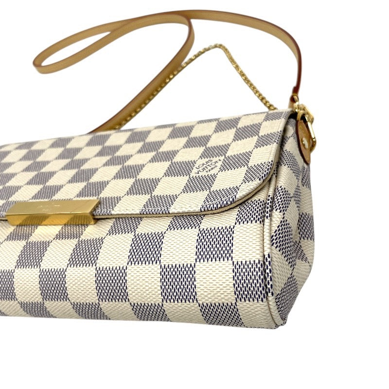 【LOUIS VUITTON】ルイ・ヴィトン フェイボリットMM N41275 ショルダーバッグ レディース ダミエ アズール ポシェット