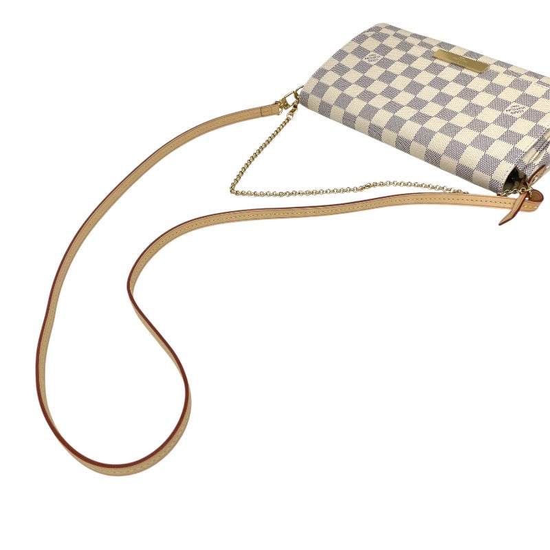 【LOUIS VUITTON】ルイ・ヴィトン フェイボリットMM N41275 ショルダーバッグ レディース ダミエ アズール ポシェット
