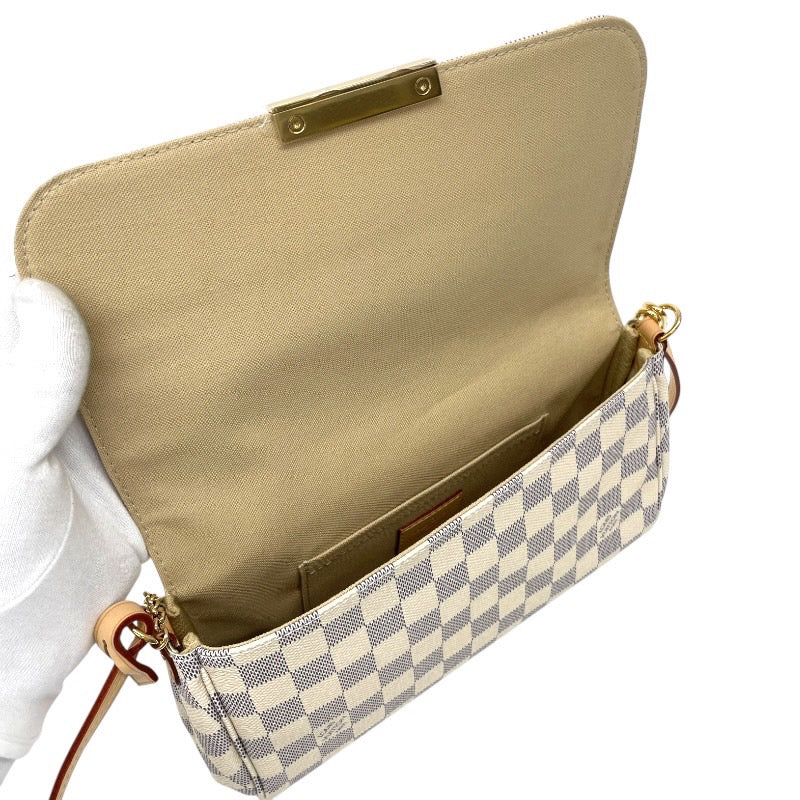 【LOUIS VUITTON】ルイ・ヴィトン フェイボリットMM N41275 ショルダーバッグ レディース ダミエ アズール ポシェット