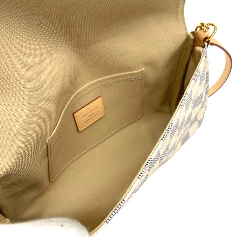 【LOUIS VUITTON】ルイ・ヴィトン フェイボリットMM N41275 ショルダーバッグ レディース ダミエ アズール ポシェット