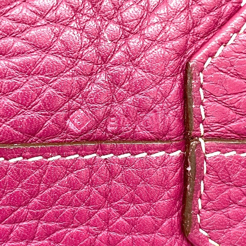 【HERMES】エルメス ドゥブルセンス トートバッグ レザー メンズ リバーシブル □O刻印 2011年製造 ブラウン パープル