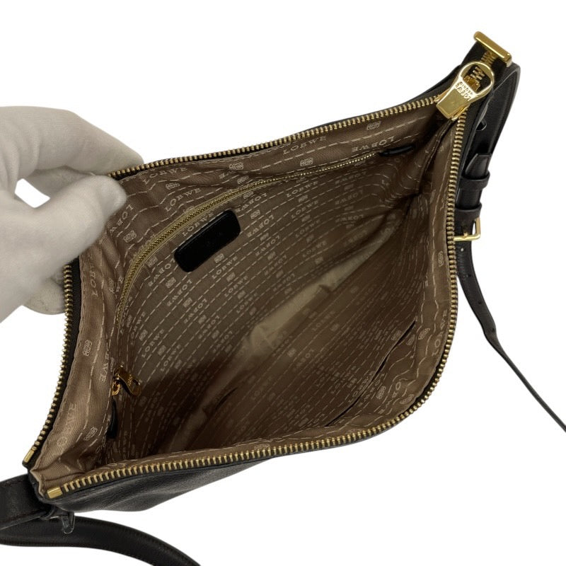 【LOEWE】ロエベ ヘリテージ ショルダーバッグ レザー レディース ダークブラウン サコッシュ メッセンジャー