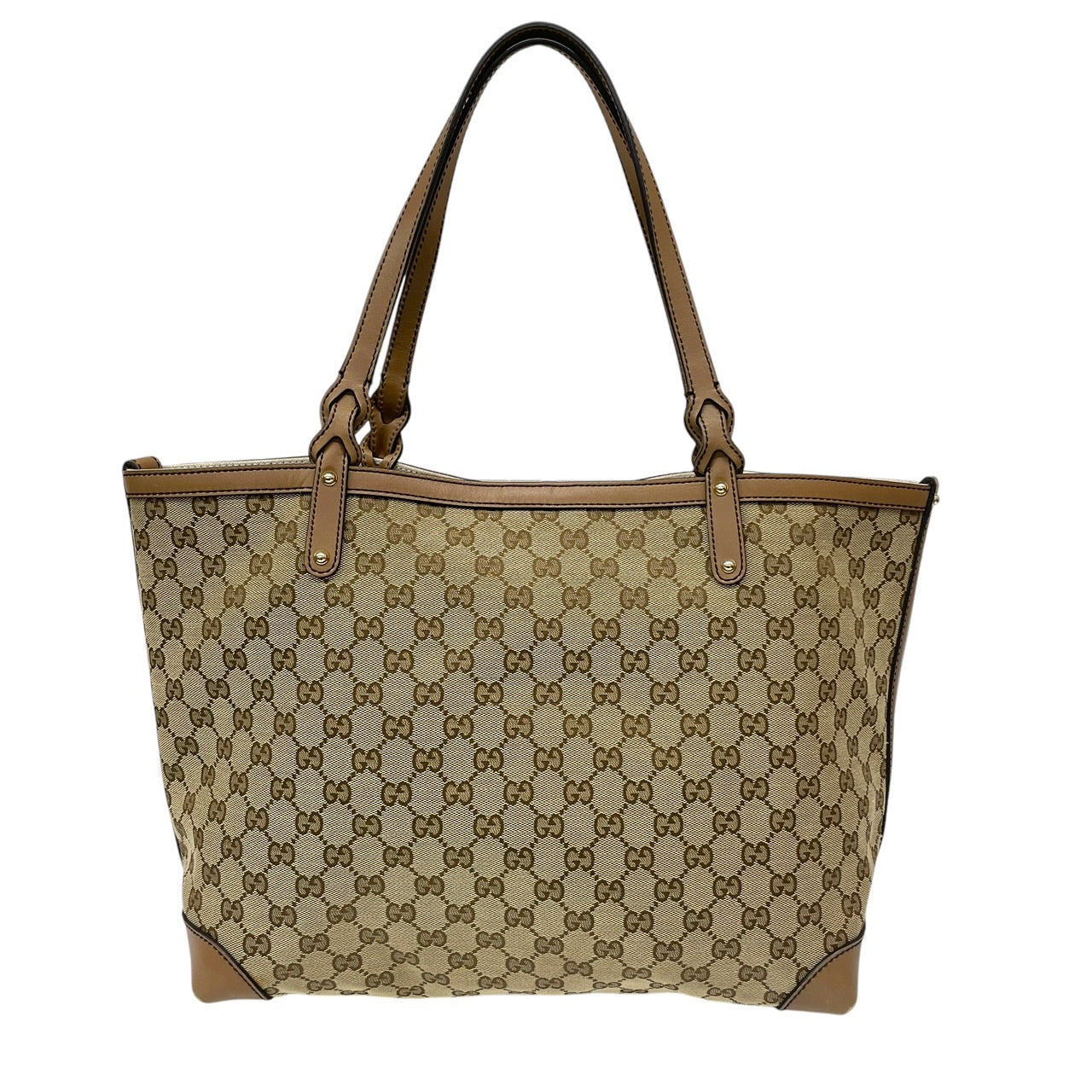 【GUCCI】グッチ 247209 トートバッグ GGキャンバス レディース ポーチ付 レザー ハンド ショルダー