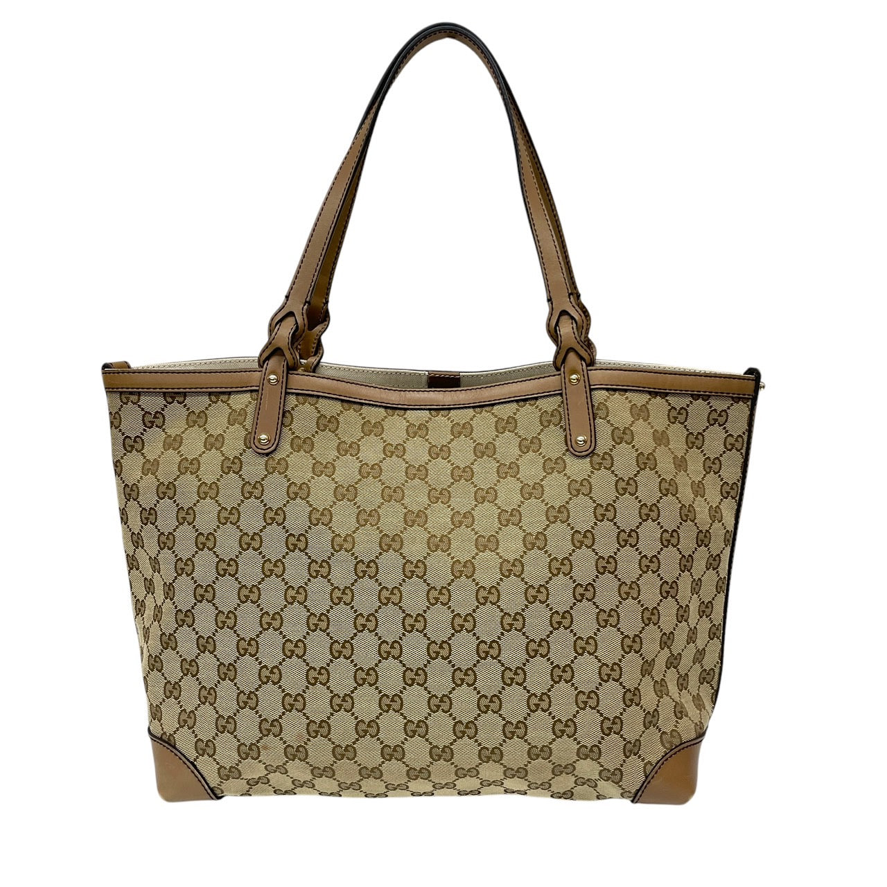 【GUCCI】グッチ 247209 トートバッグ GGキャンバス レディース ポーチ付 レザー ハンド ショルダー