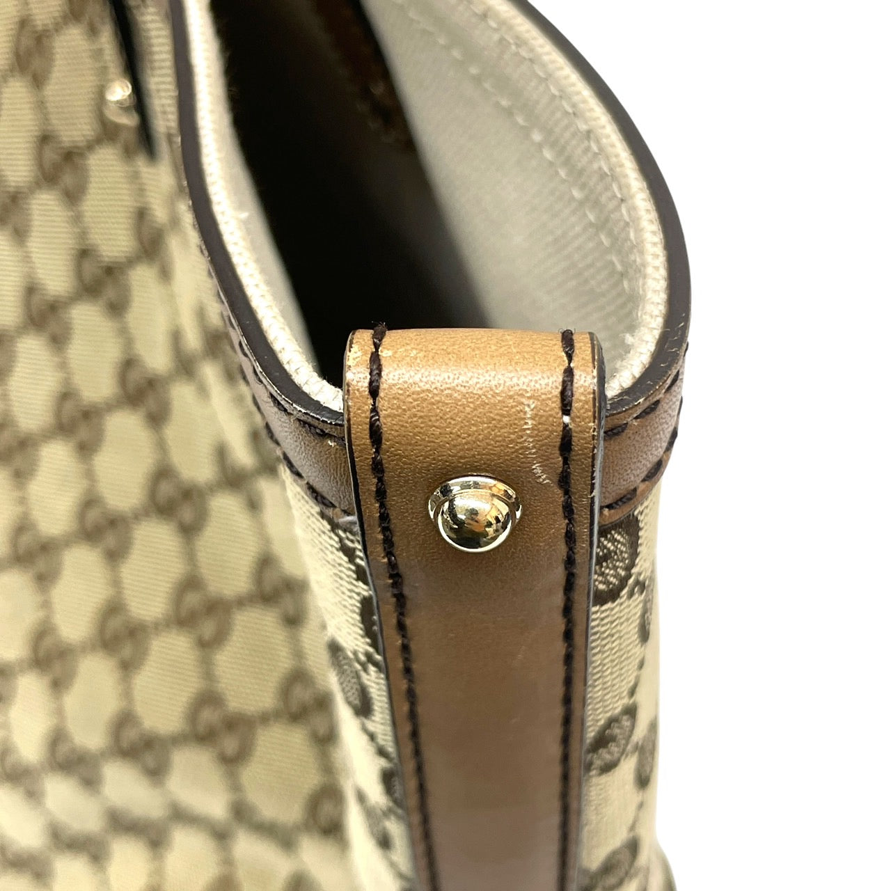 【GUCCI】グッチ 247209 トートバッグ GGキャンバス レディース ポーチ付 レザー ハンド ショルダー
