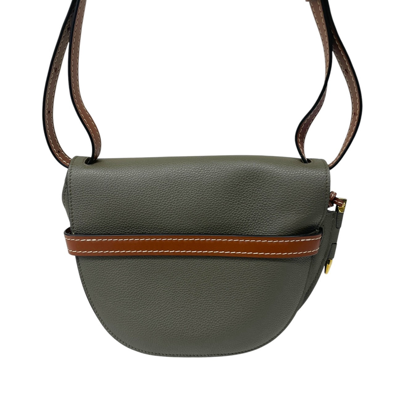 【LOEWE】ロエベ ゲート スモール 321.12.T20 ショルダーバッグ レザー レディース ポシェット カーキ