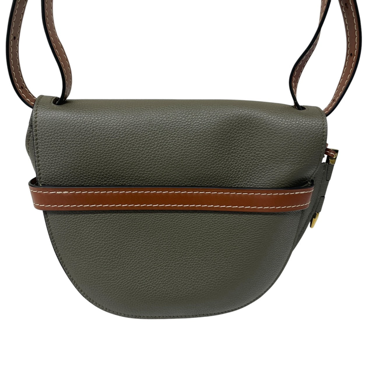 【LOEWE】ロエベ ゲート スモール 321.12.T20 ショルダーバッグ レザー レディース ポシェット カーキ