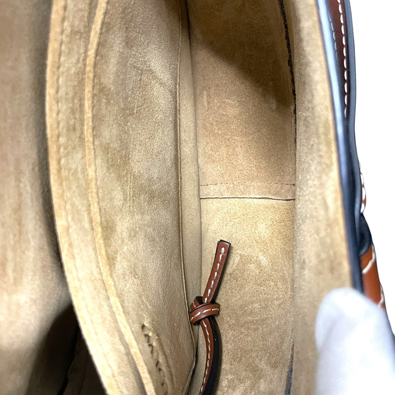 【LOEWE】ロエベ ゲート スモール 321.12.T20 ショルダーバッグ レザー レディース ポシェット カーキ