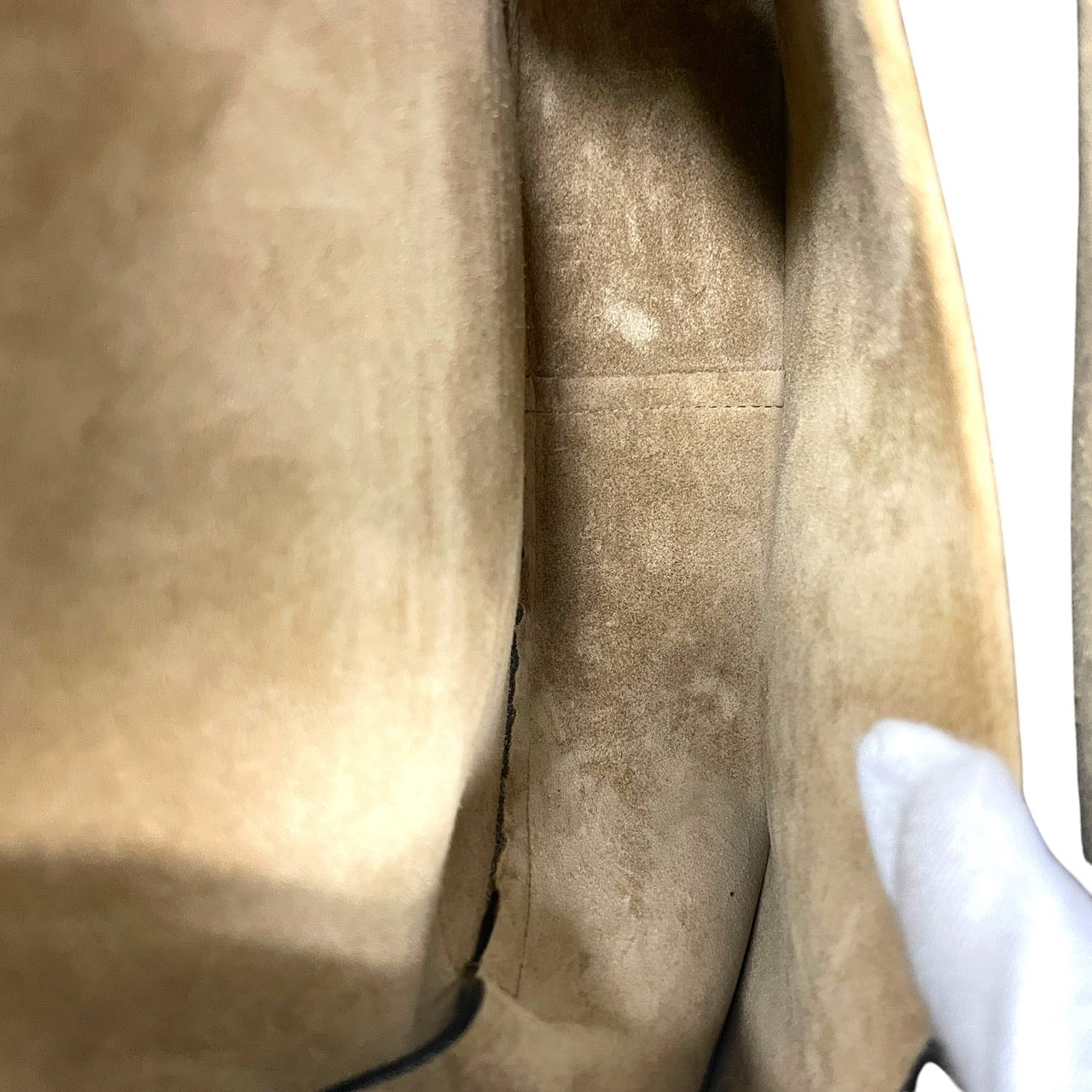【LOEWE】ロエベ ゲート スモール 321.12.T20 ショルダーバッグ レザー レディース ポシェット カーキ