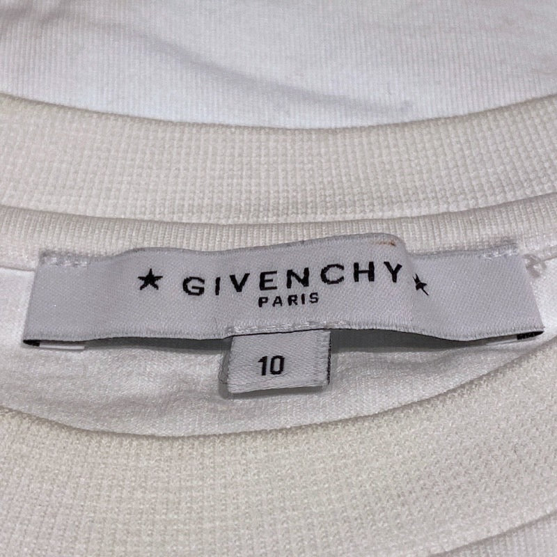 【Givenchy】ジバンシー 半袖Tシャツ コットン キッズ 白 サイズ10 キッズ 子供