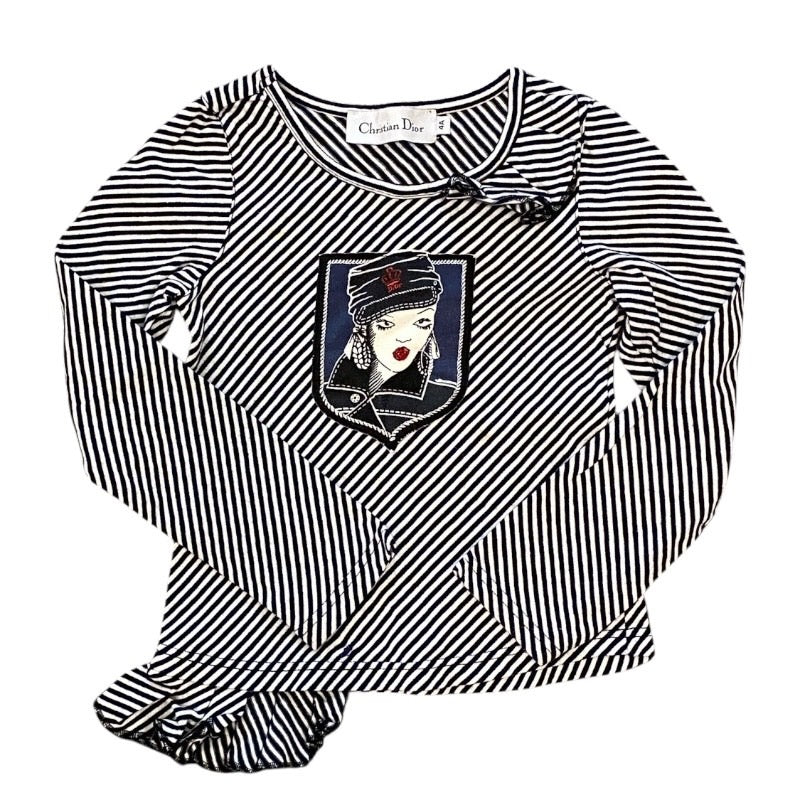 【Christian Dior】クリスチャンディオール 長袖Tシャツ コットン キッズ サイズ4A キッズ 子供