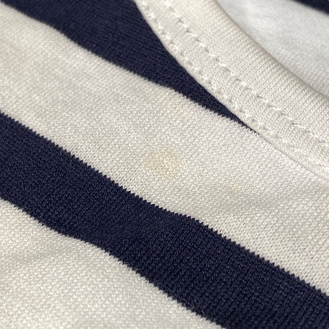 【Christian Dior】クリスチャンディオール ボーダーTシャツ 0WBM13TEEA 長袖Tシャツ コットン キッズ サイズ10 白 黒 ネイビー キッズ 子供