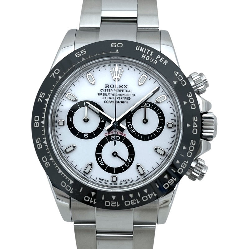 【ROLEX】ロレックス コスモグラフ デイトナ 116500LN 腕時計 ステンレススチール メンズ ランダム番 2022年ギャラ 白文字盤 ホワイト 自動巻き クロノグラフ
