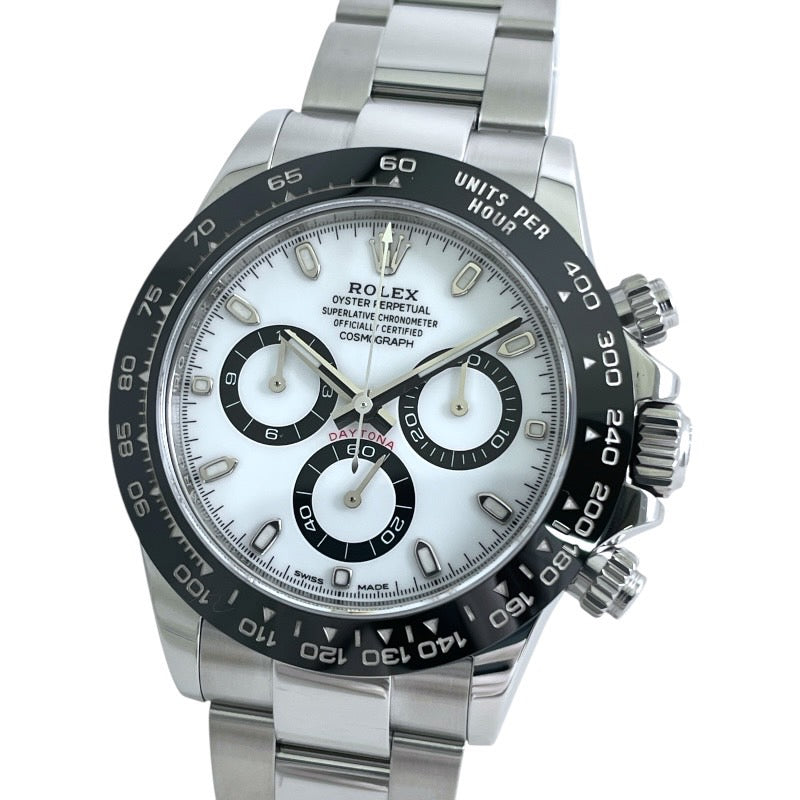 【ROLEX】ロレックス コスモグラフ デイトナ 116500LN 腕時計 ステンレススチール メンズ ランダム番 2022年ギャラ 白文字盤 ホワイト 自動巻き クロノグラフ