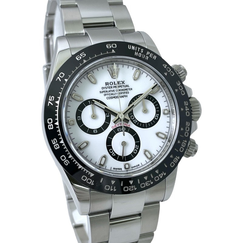 【ROLEX】ロレックス コスモグラフ デイトナ 116500LN 腕時計 ステンレススチール メンズ ランダム番 2022年ギャラ 白文字盤 ホワイト 自動巻き クロノグラフ
