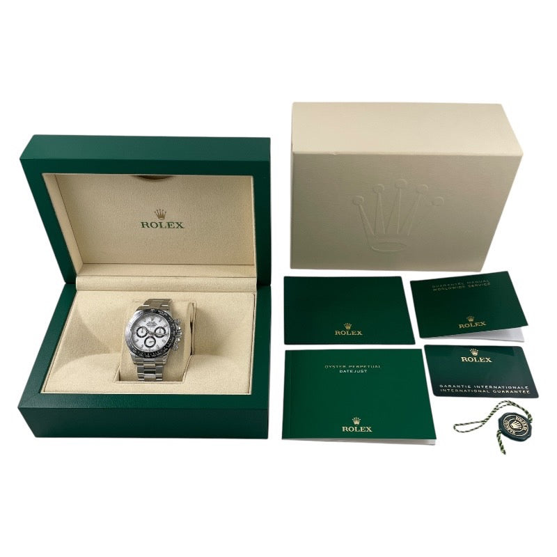 【ROLEX】ロレックス コスモグラフ デイトナ 116500LN 腕時計 ステンレススチール メンズ ランダム番 2022年ギャラ 白文字盤 ホワイト 自動巻き クロノグラフ