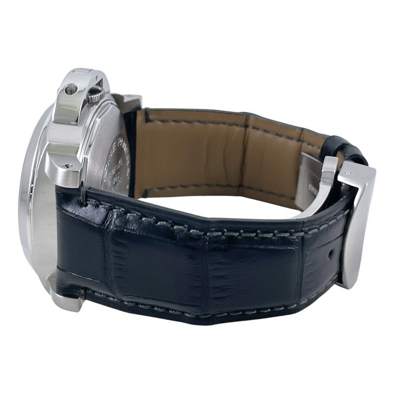 【PANERAI】パネライ ルミノールマリーナ 40mm PAM00049 腕時計 SS/レザー メンズ 自動巻き 白文字盤 G番