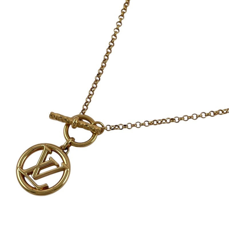 【LOUIS VUITTON】ルイ・ヴィトン コリエ ベイビー ルイーズ M00598 ネックレス メンズ ゴールド LV レディース