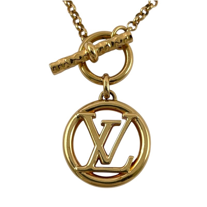 【LOUIS VUITTON】ルイ・ヴィトン コリエ ベイビー ルイーズ M00598 ネックレス メンズ ゴールド LV レディース