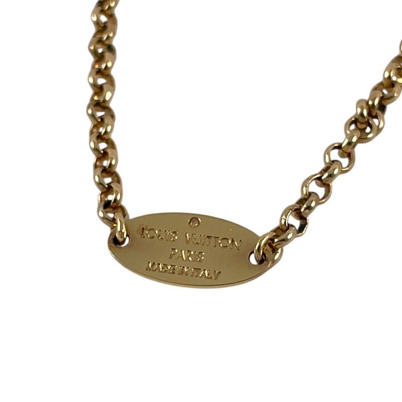 【LOUIS VUITTON】ルイ・ヴィトン コリエ ベイビー ルイーズ M00598 ネックレス メンズ ゴールド LV レディース