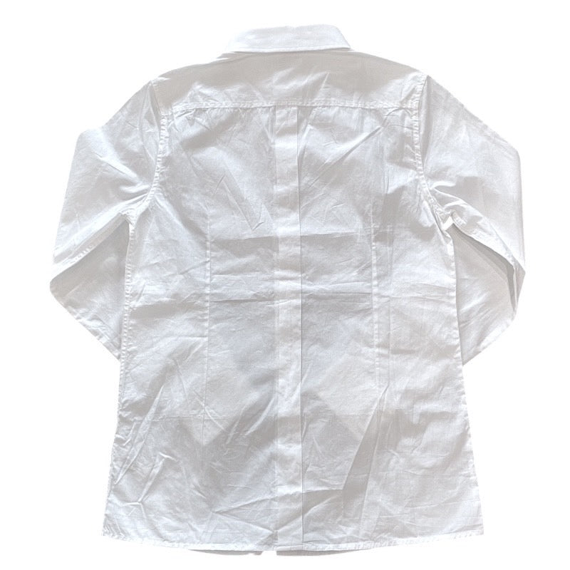 【DOLCE&GABBANA】ドルチェアンドガッバーナ ボタンシャツ L42S97/FU5K9 長袖シャツ キッズ 白 ロゴ柄 サイズ9/10 ホワイト
