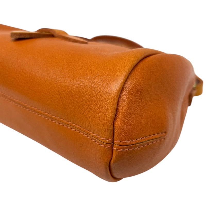 【IL BISONTE】イルビゾンテ ポシェット A2375 ショルダーバッグ レザー レディース 2WAY ミニバッグ ポーチ オレンジ