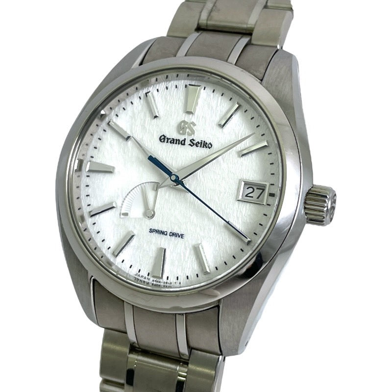 【Grand Seiko】グランドセイコー スプリングドライブ SBGA211 9R65-0AE0 腕時計 チタン メンズ ヘリテージコレクション 自動巻き 雪白
