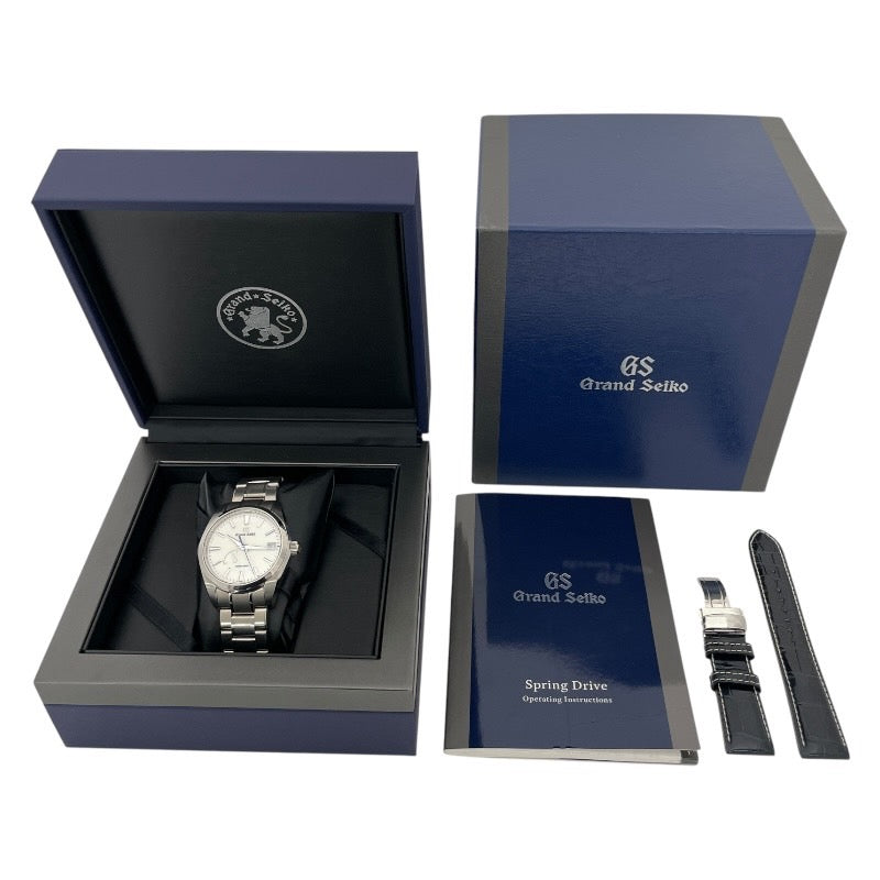 【Grand Seiko】グランドセイコー スプリングドライブ SBGA211 9R65-0AE0 腕時計 チタン メンズ ヘリテージコレクション 自動巻き 雪白