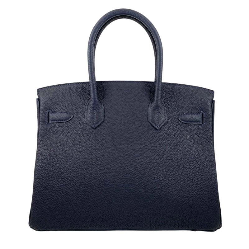 【HERMES】エルメス バーキン30 ハンドバッグ トゴ レディース Z刻印 2021年製造 ブルーニュイ ゴールド金具
