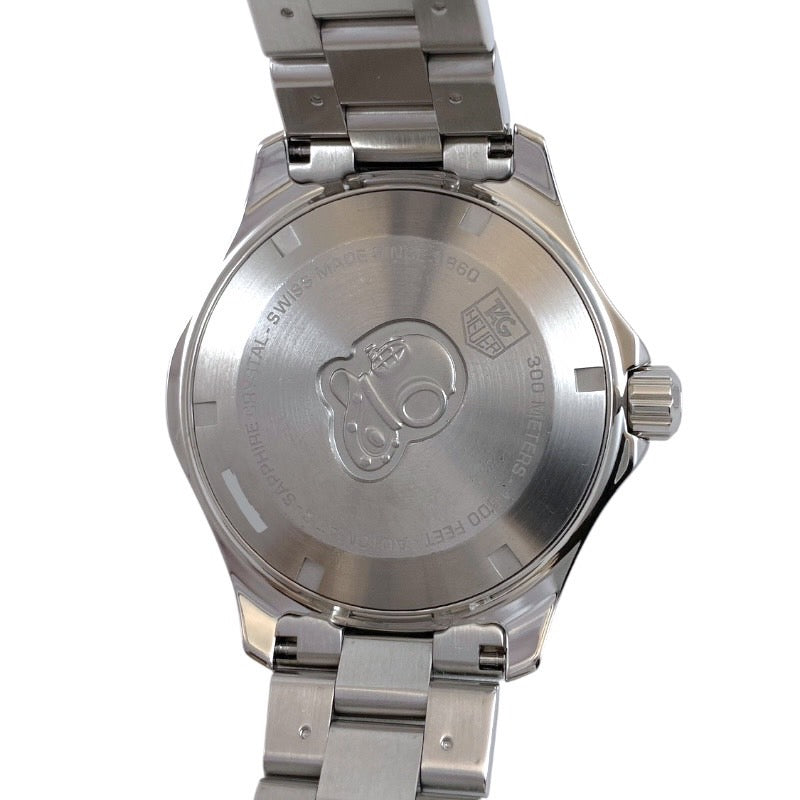 TAG HEUER タグホイヤー アクアレーサー WAP2011.BA0830 腕時計 ステンレススチール ホワイト【中古】 メンズ