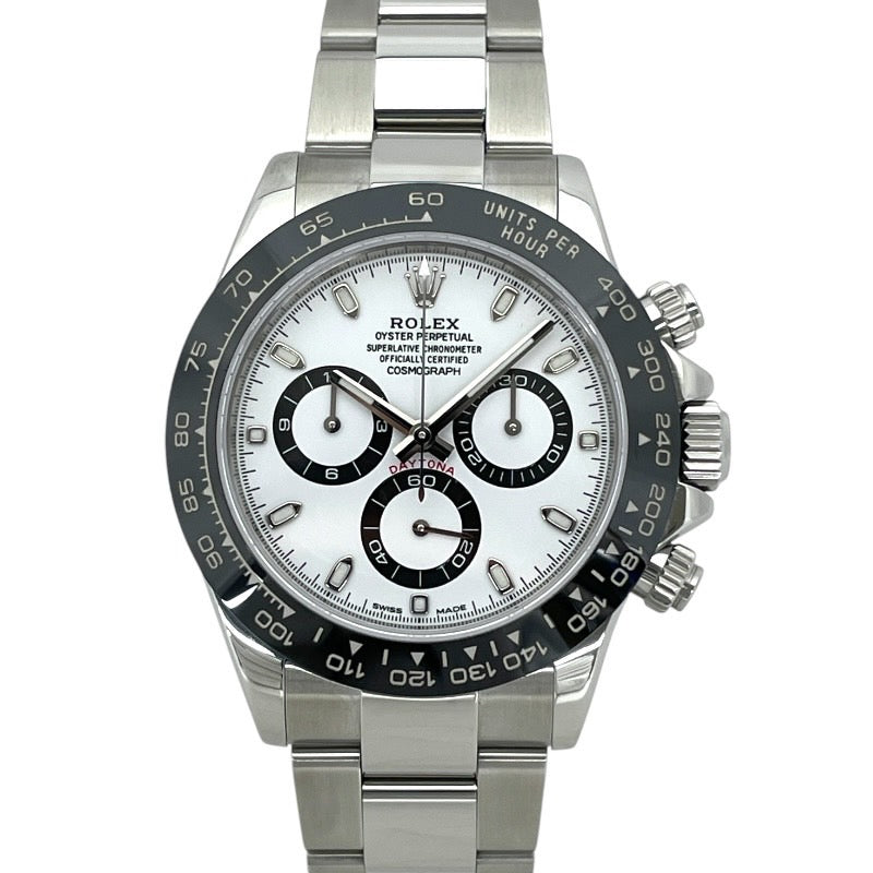 【ROLEX】ロレックス コスモグラフ デイトナ 116500LN 腕時計 ステンレススチール メンズ ランダム番 2017年ギャラ 白文字盤 ホワイト 自動巻き クロノグラフ