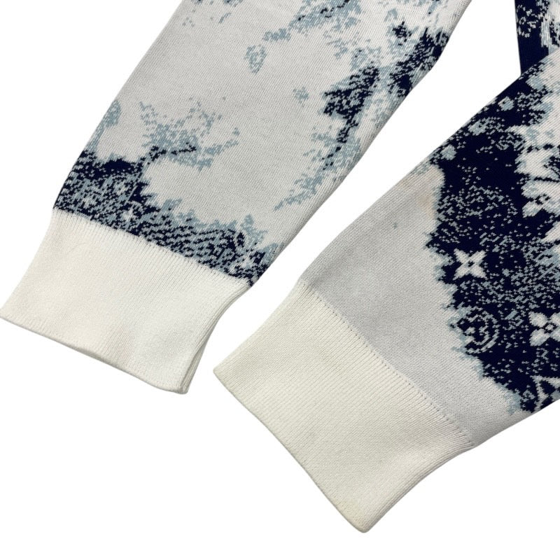 【LOUIS VUITTON】ルイ・ヴィトン モノグラム バンダナ RM222M JL4 HNN24W セーター コットン メンズ 長袖 ニット サイズL