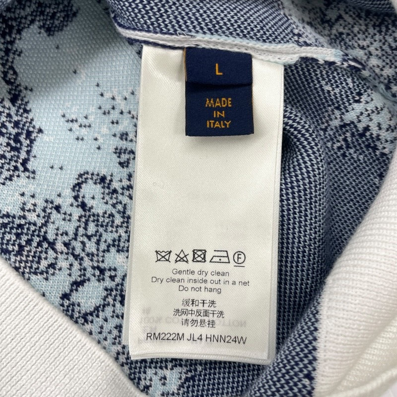【LOUIS VUITTON】ルイ・ヴィトン モノグラム バンダナ RM222M JL4 HNN24W セーター コットン メンズ 長袖 ニット サイズL
