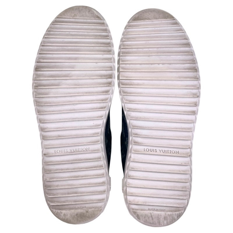 【LOUIS VUITTON】ルイ・ヴィトン タイムアウト モノグラムデニム スニーカー レディース インディゴブルー サイズ36 23.5cm