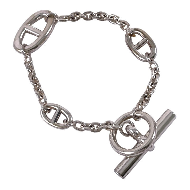 【HERMES】エルメス シェーヌダンクル ファランドール ブレスレット シルバー925 レディース LG メンズ チェーン