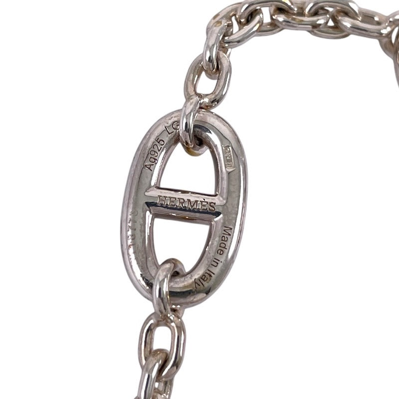 【HERMES】エルメス シェーヌダンクル ファランドール ブレスレット シルバー925 レディース LG メンズ チェーン