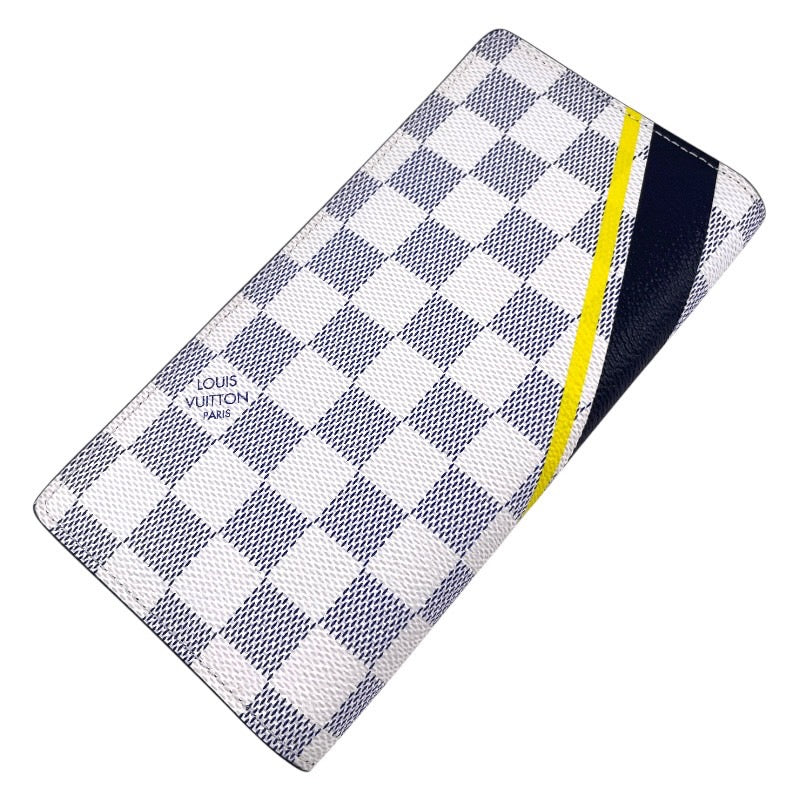 【LOUIS VUITTON】ルイ・ヴィトン ポルトフォイユ ブラザ N64007 長財布 メンズ 2017 アメリカズカップ ダミエアズール 2つ折り