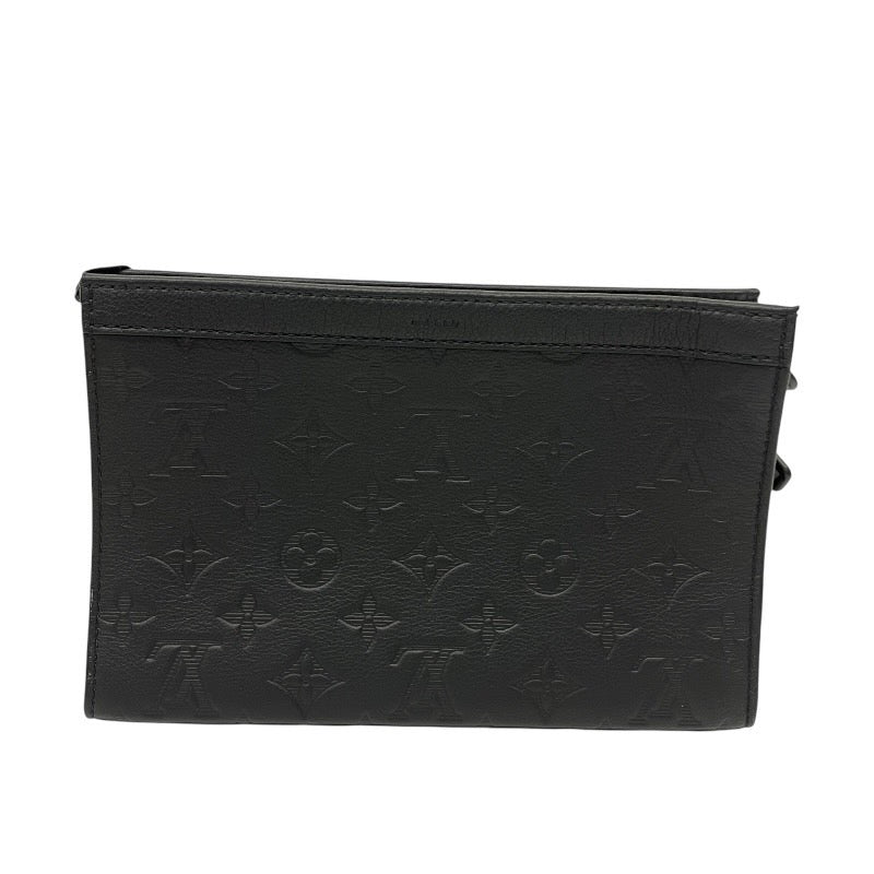 【LOUIS VUITTON】ルイ・ヴィトン ガストン ウェアラブルウォレット M81115 ショルダーバッグ レザー メンズ モノグラムシャドウ 黒 ブラック コインケース付