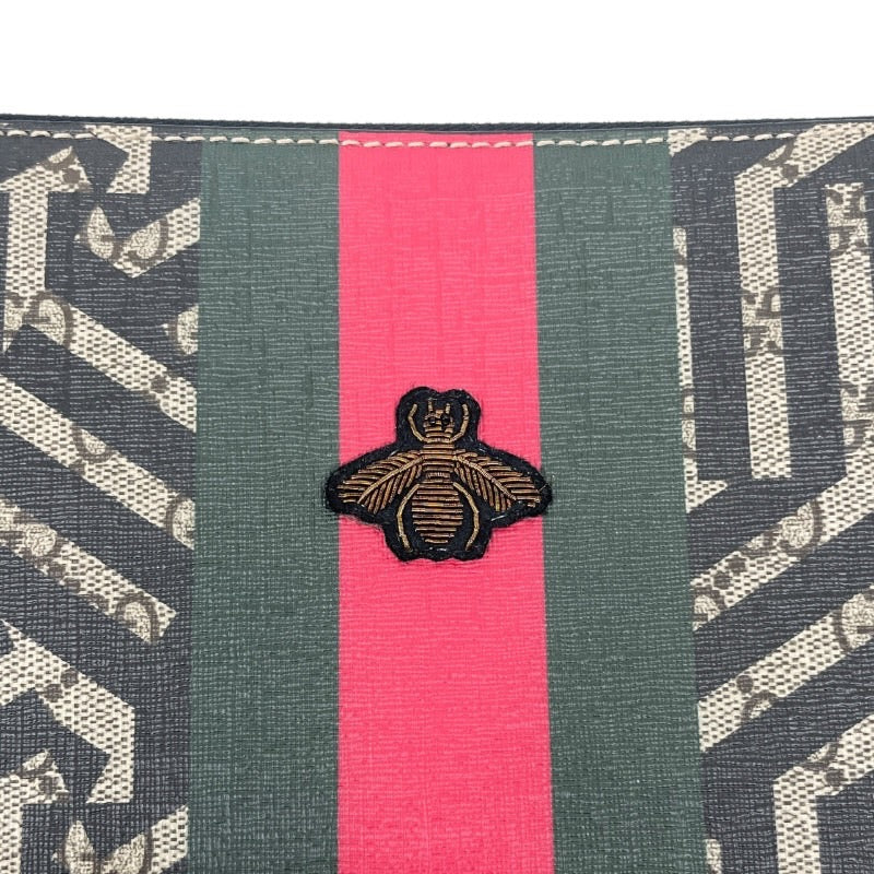 【GUCCI】グッチ GGカレイド 429004 ショルダーバッグ メンズ 2WAY クラッチ サコッシュ ビー 蜂
