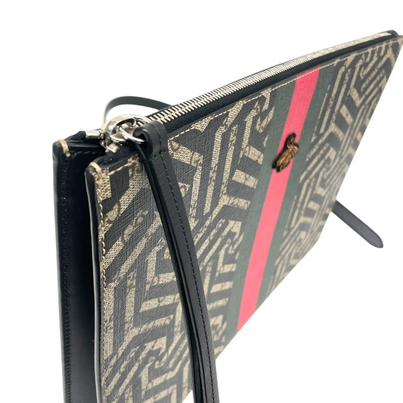 【GUCCI】グッチ GGカレイド 429004 ショルダーバッグ メンズ 2WAY クラッチ サコッシュ ビー 蜂