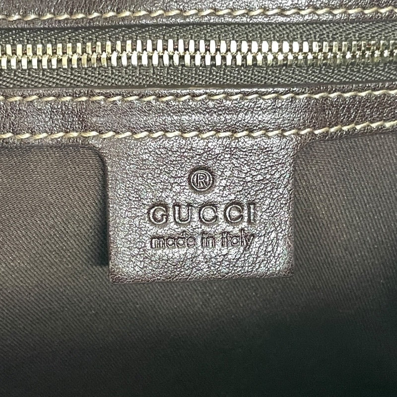 【GUCCI】グッチ ワンショルダー 181500 ショルダーバッグ GGキャンバス レディース レザー セミショルダー ベージュ