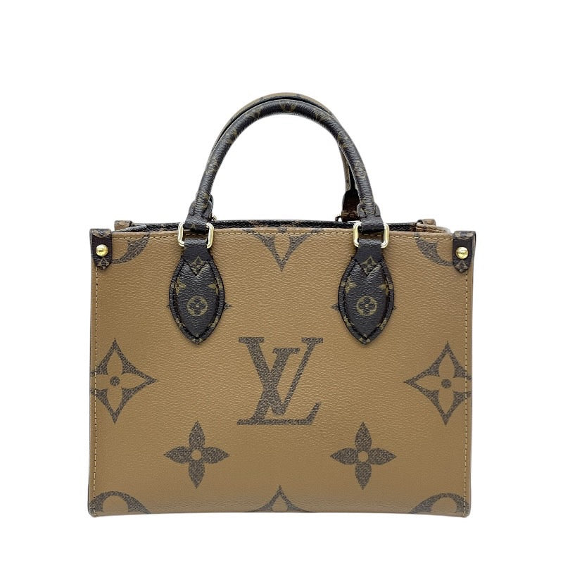 【LOUIS VUITTON】ルイ・ヴィトン オンザゴーPM M46373 ハンドバッグ レディース モノグラム ジャイアント リバース 2WAY ショルダー