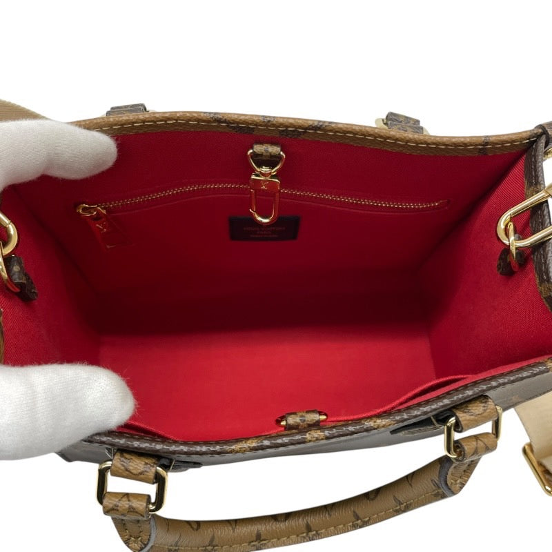 【LOUIS VUITTON】ルイ・ヴィトン オンザゴーPM M46373 ハンドバッグ レディース モノグラム ジャイアント リバース 2WAY ショルダー